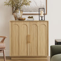 31.5" Oak Sideboard Buffet Cabinet with Storage C36680