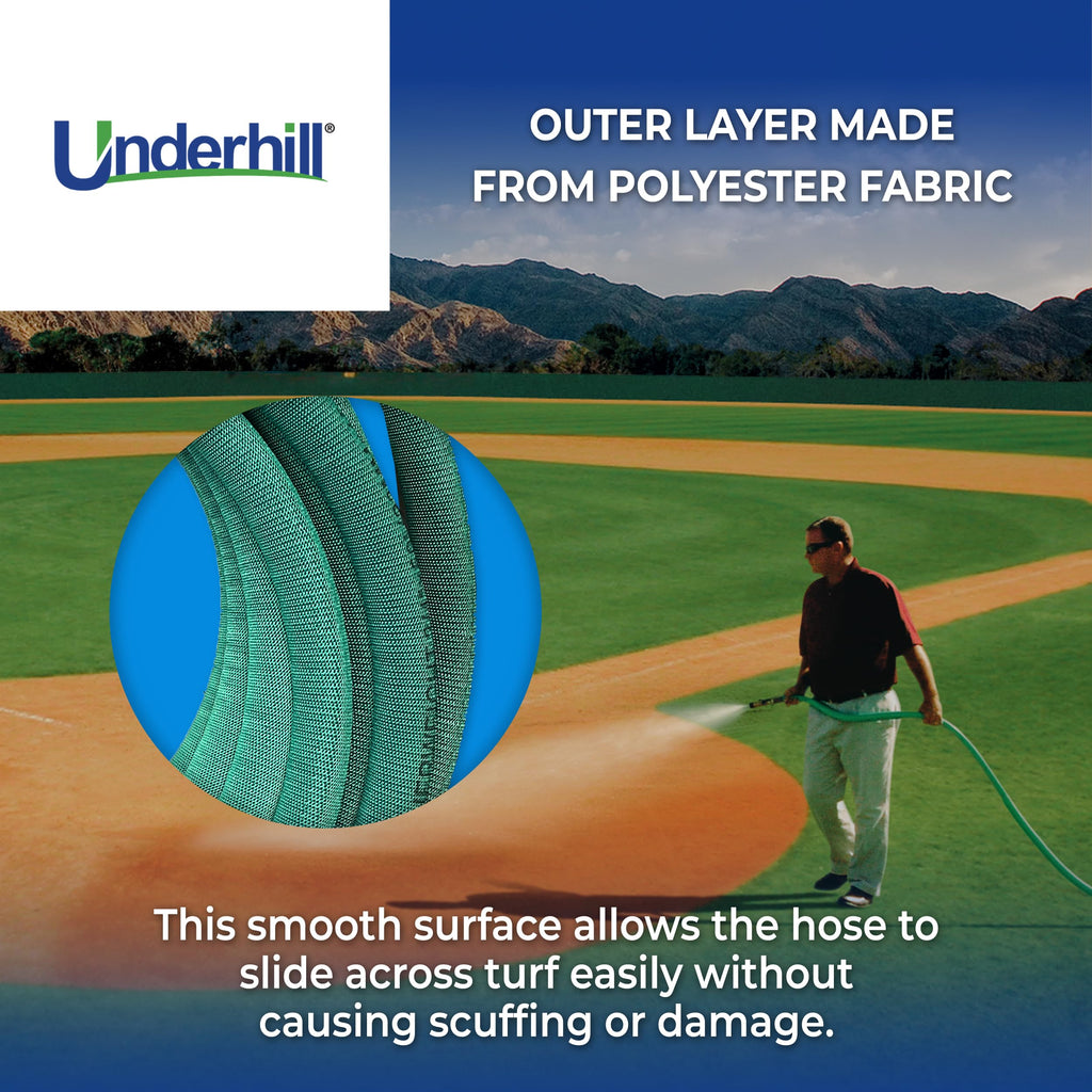 Heavy-Duty 3/4 Inch x 100 ft Green Garden Hose V20950