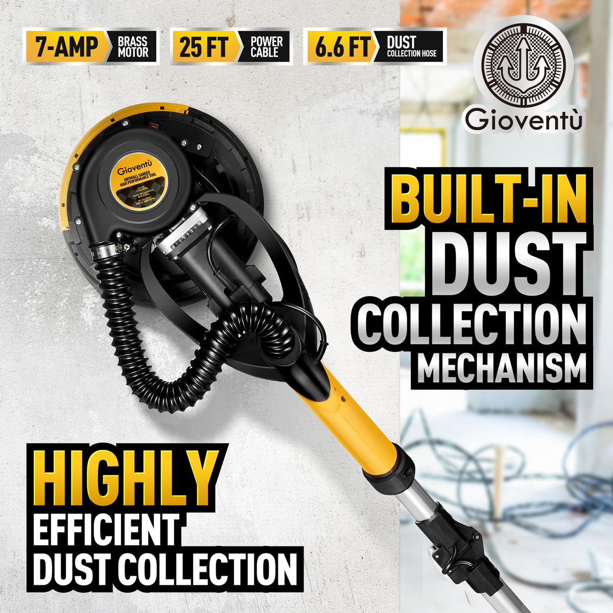 750W Electric Drywall Vacuum Sander Z415704