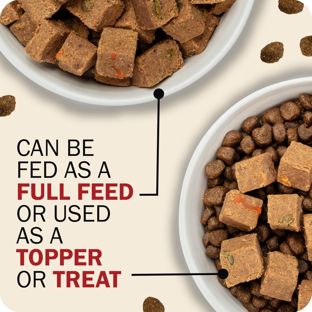 Semi-Moist Rolled Dog Food Beef Recipe 4lb 8 Rolls A4004