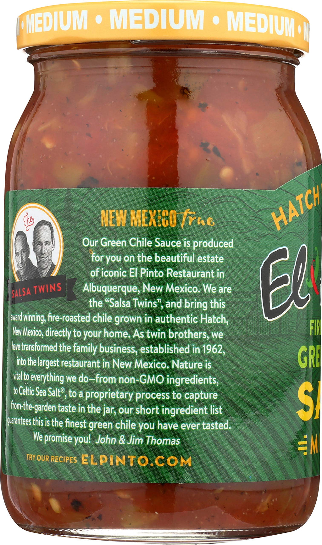Green Chile Sauce Medium 16 Ounce Pack of 6 S1587