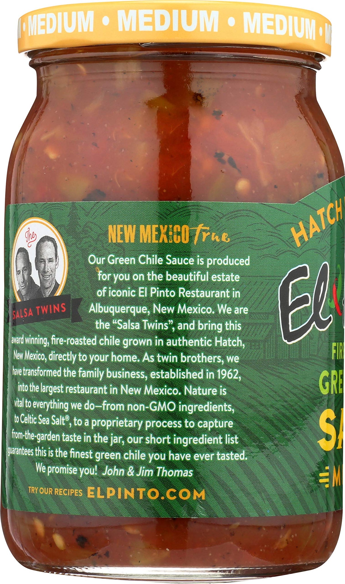 Green Chile Sauce Medium 16 Ounce Pack of 6 S1587