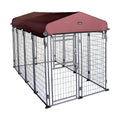 8' x 4' x 5' Outdoor Dog Kennel with Roof Cover W19631