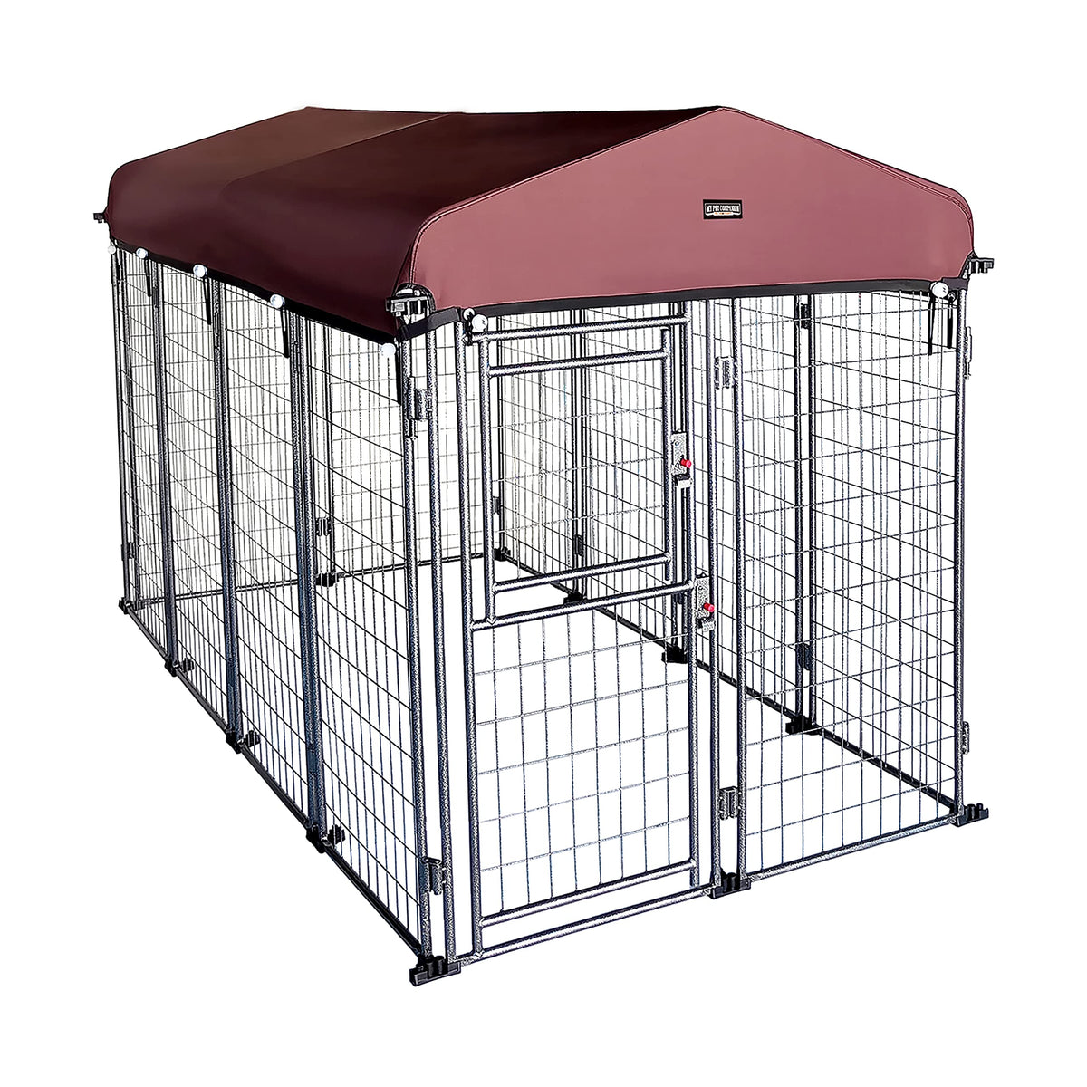 8' x 4' x 5' Outdoor Dog Kennel with Roof Cover W19631