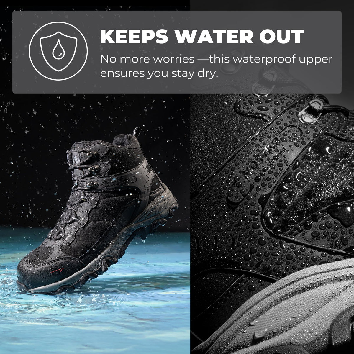 Waterproof Steel Toe Work Boots G473344