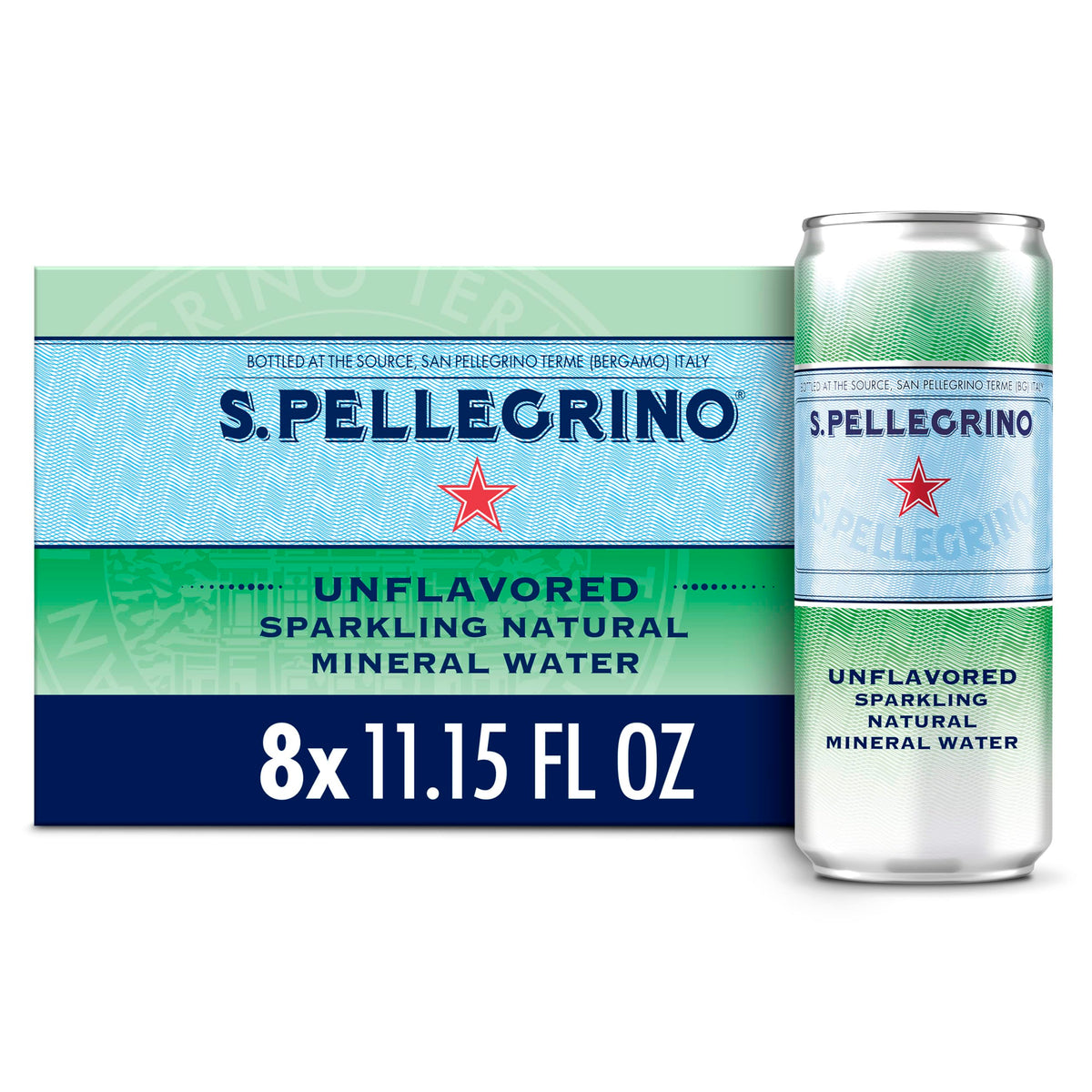 Sparkling Natural Mineral Water 11.15 Fl Oz 8-Pack W40421