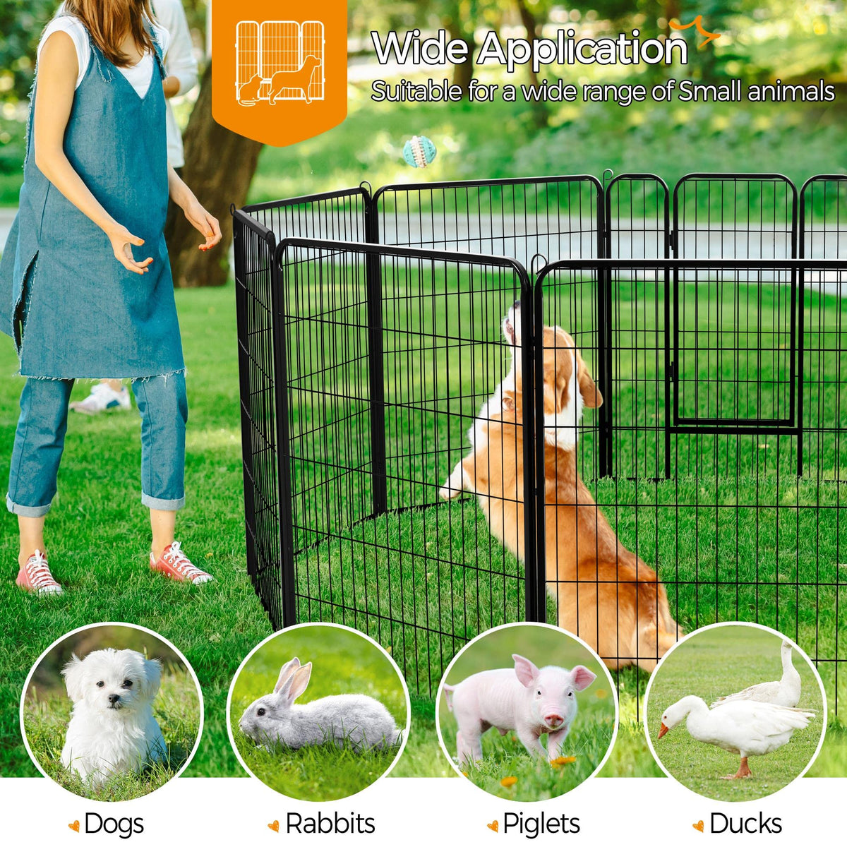 40 Inch 16 Panels Dog Playpen R492921