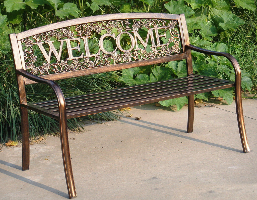 Metal Outdoor Bench Q40335