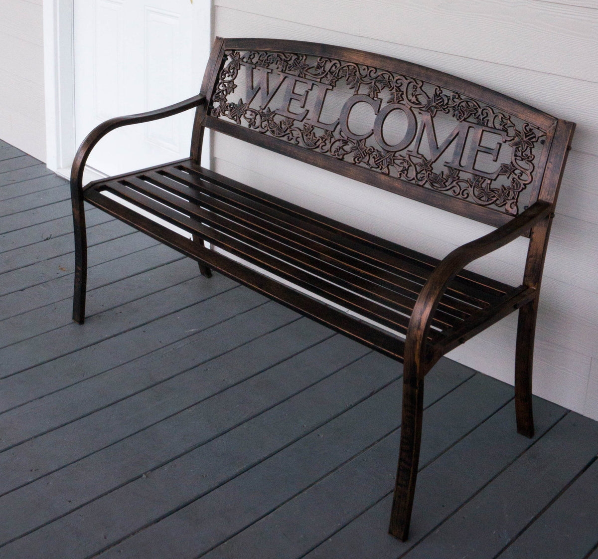 Metal Outdoor Bench Q40335